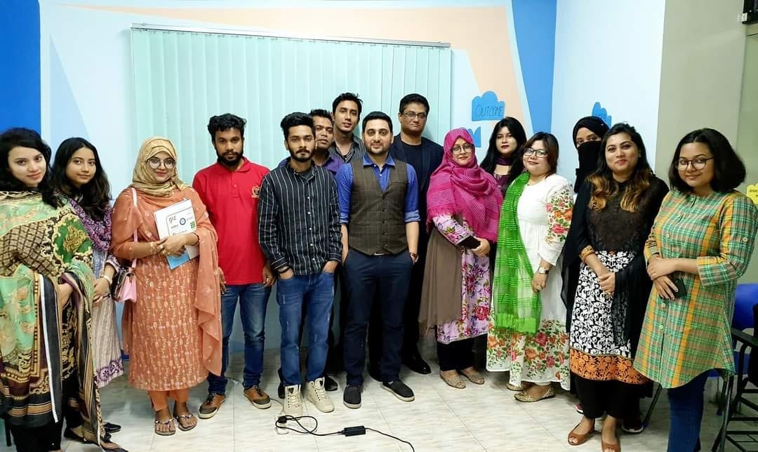 CILL students with Syed Wasi